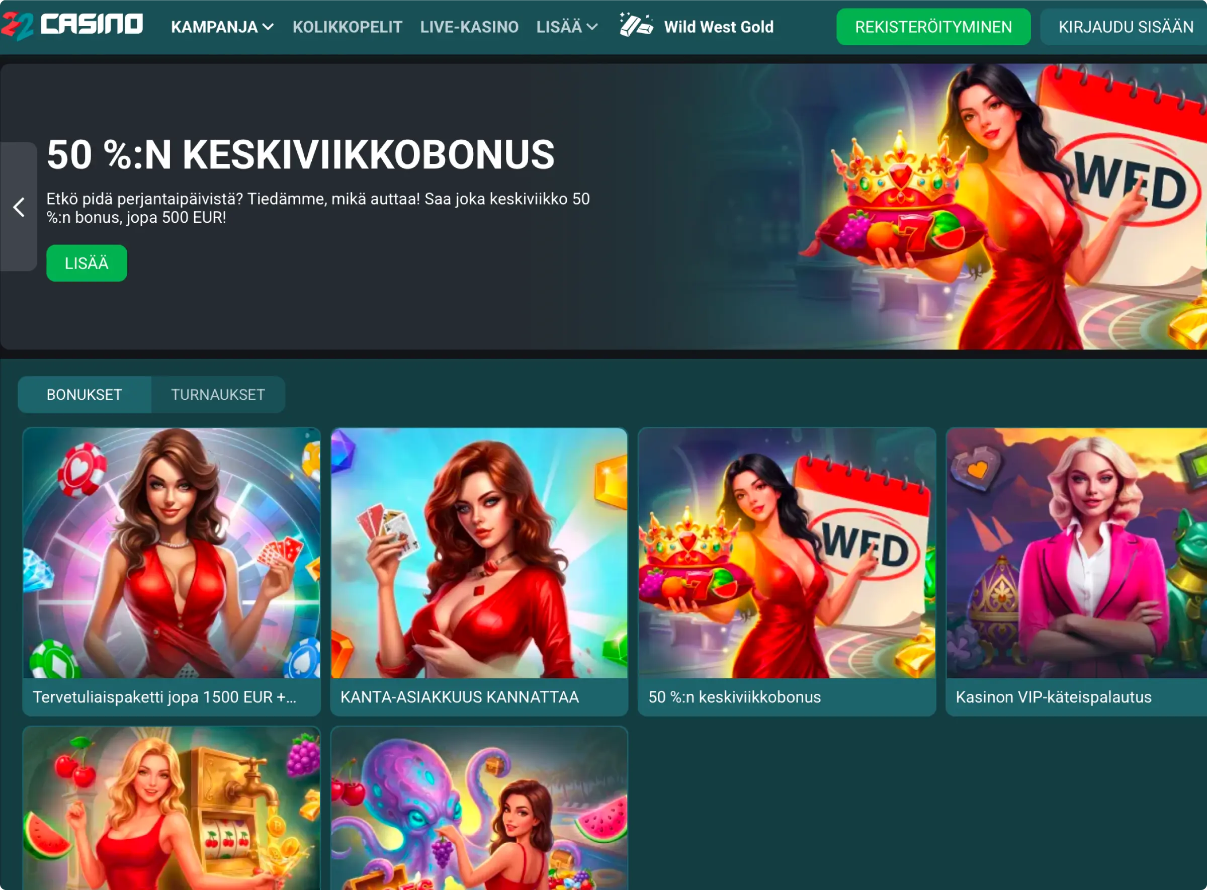 22Casino Online-kasino